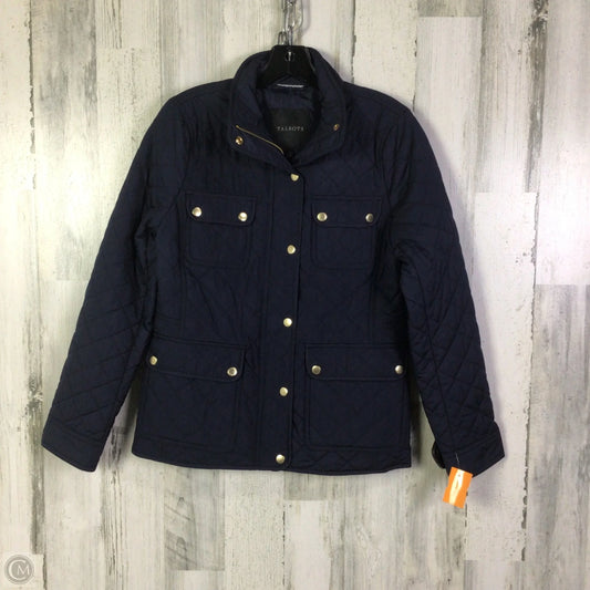 Jacket Puffer & Quilted By Talbots In Navy, Size: Xs