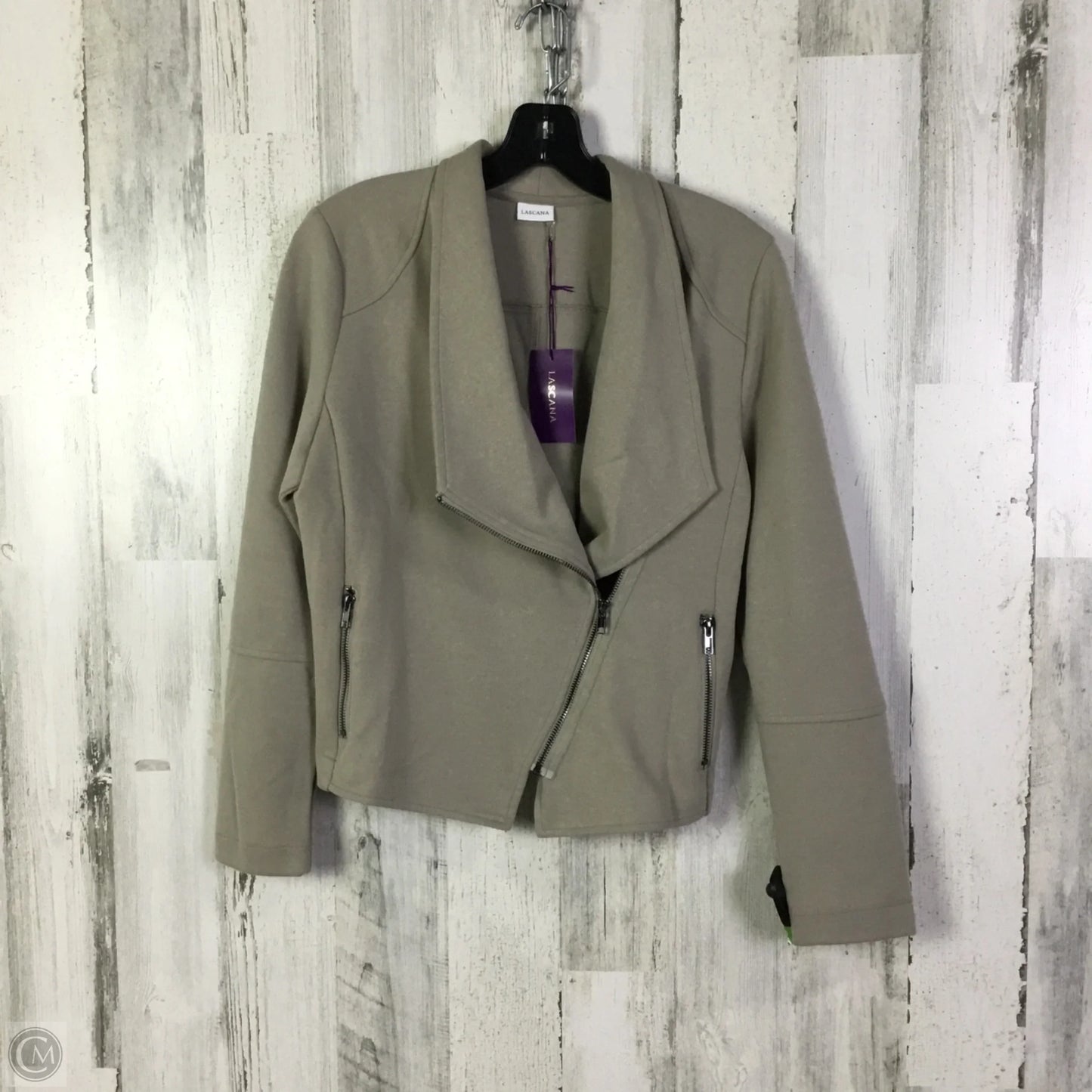 Jacket Moto By Lascana In Grey, Size: S