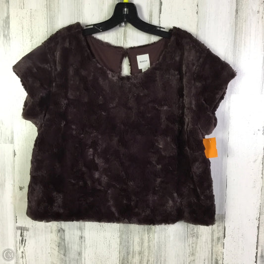 Top Short Sleeve By Maeve In Purple, Size: M