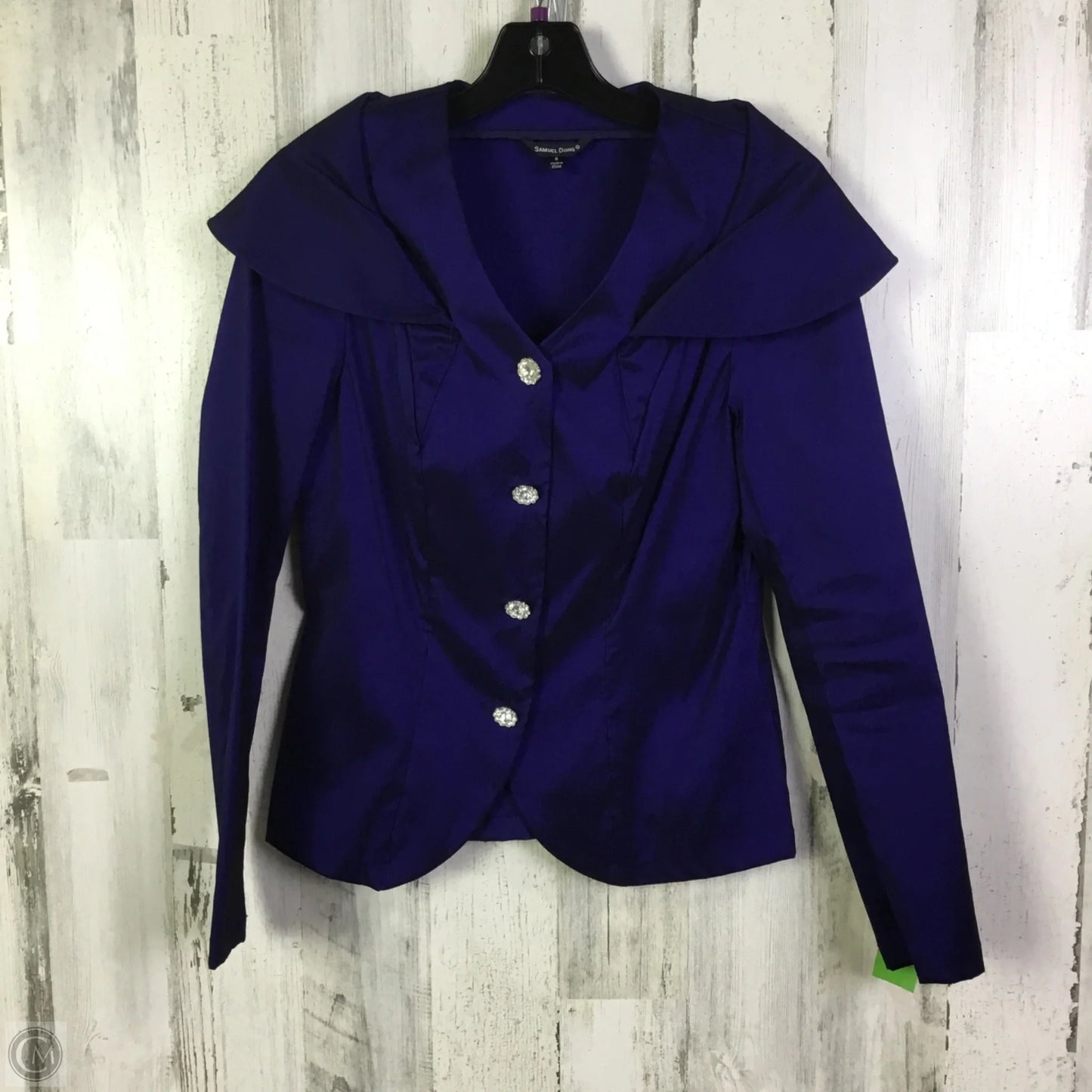 Blazer By Samuel Dong In Blue, Size: S