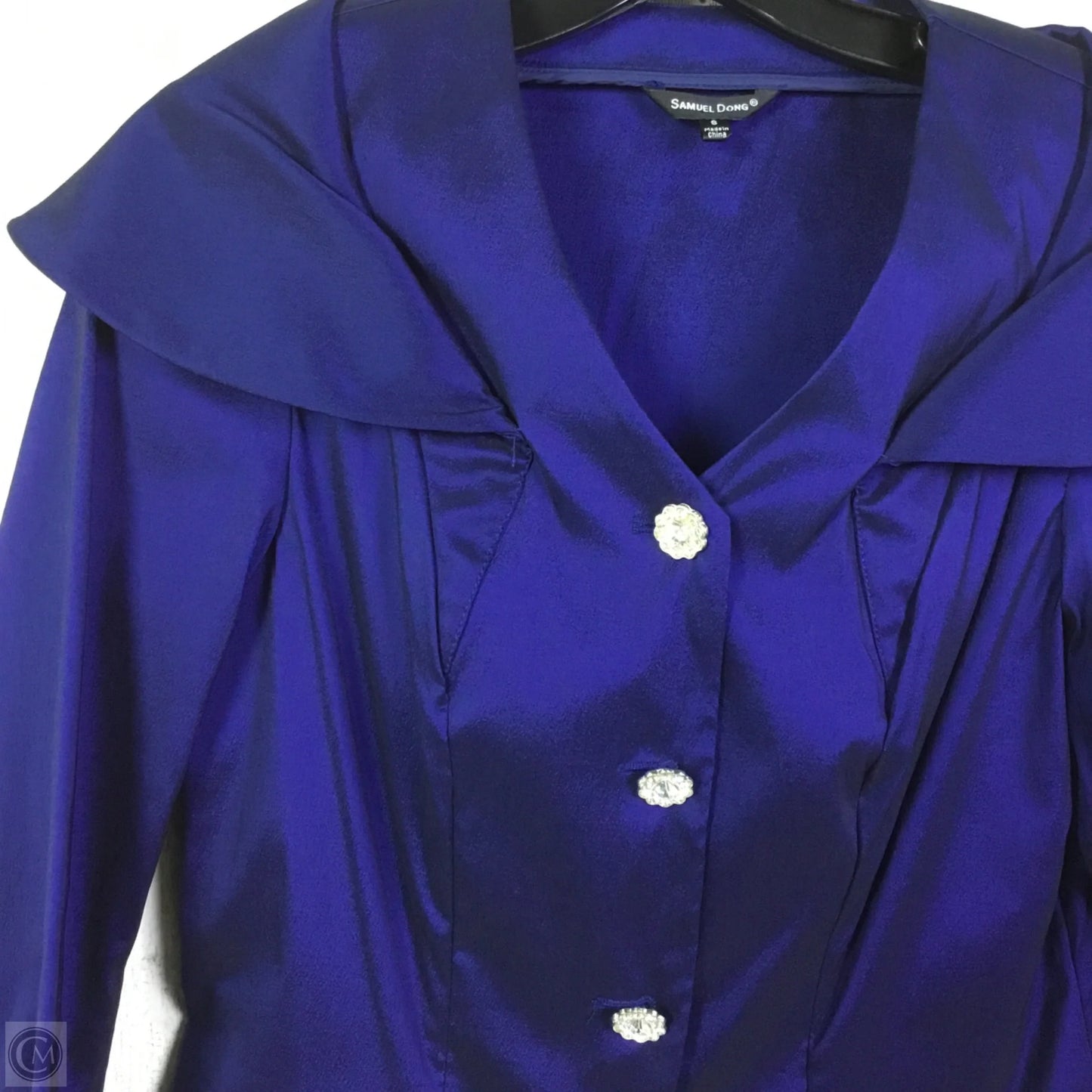 Blazer By Samuel Dong In Blue, Size: S