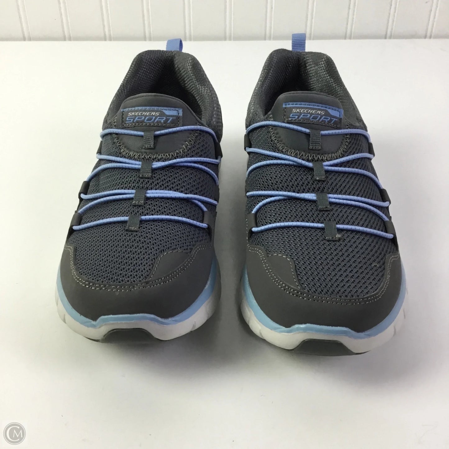 Shoes Athletic By Skechers In Grey, Size: 7