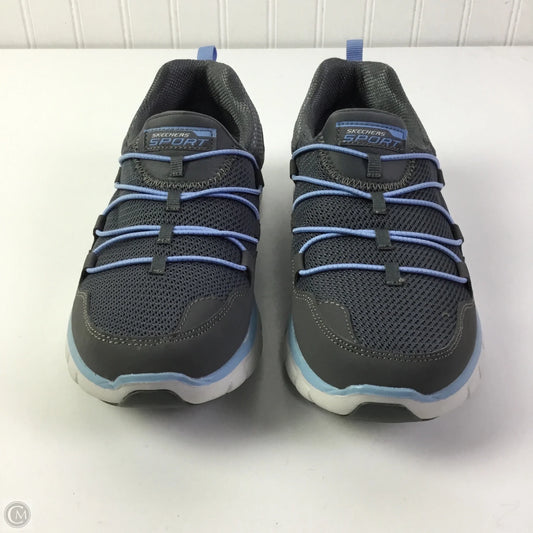 Shoes Athletic By Skechers In Grey, Size: 7