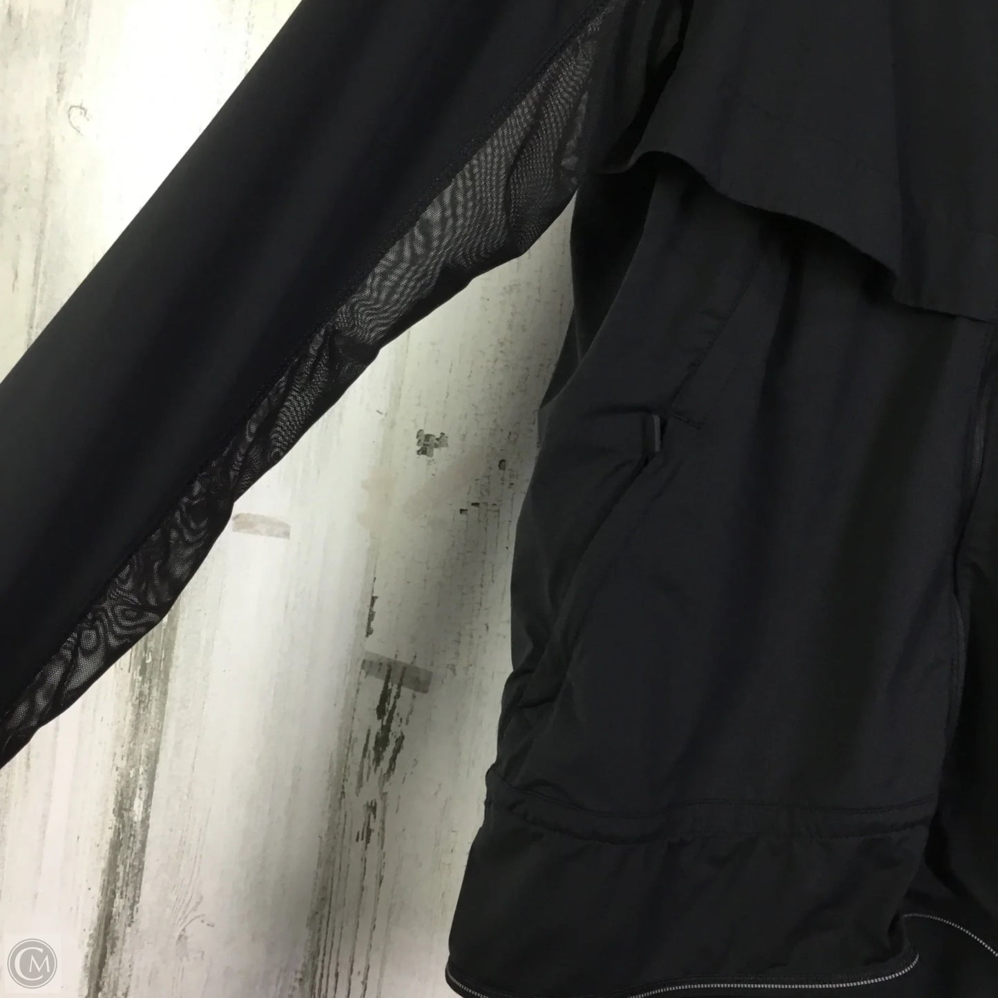 Athletic Jacket By Lululemon In Black, Size: 10