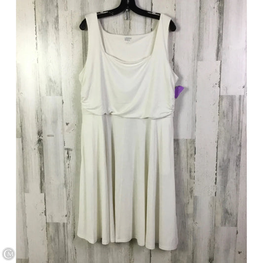 Dress Casual Short By Lands End In White, Size: Xl