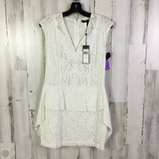 Dress Party Short By Bcbgmaxazria In White, Size: Xs