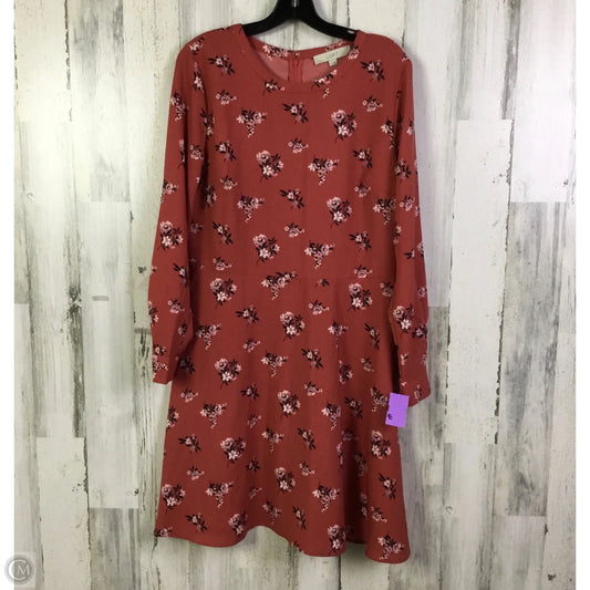 Dress Casual Short By Loft In Pink, Size: Xl