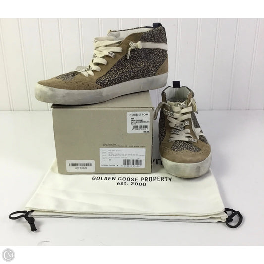 Shoes Luxury Designer By Golden Goose In Animal Print, Size: 9.5