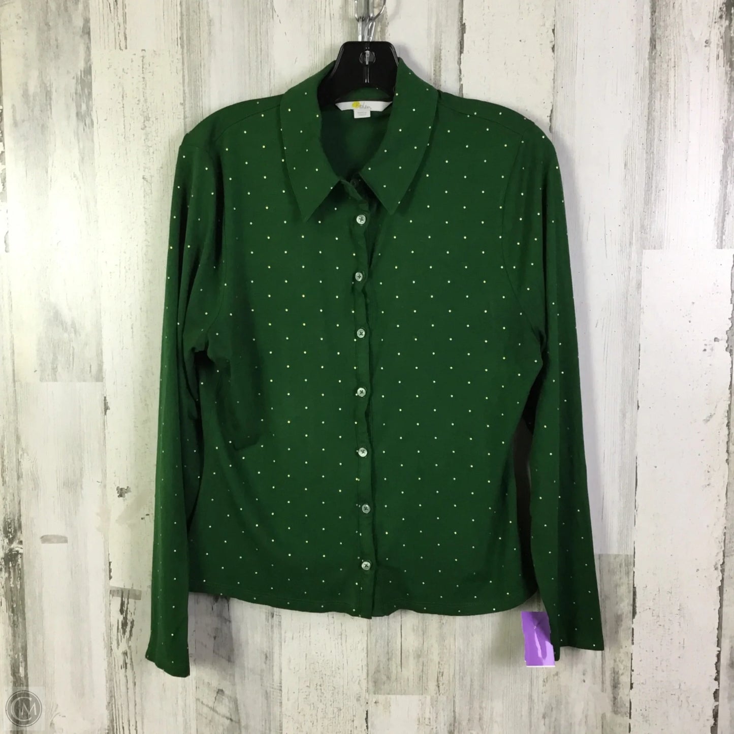 Top Long Sleeve By Boden In Green, Size: M