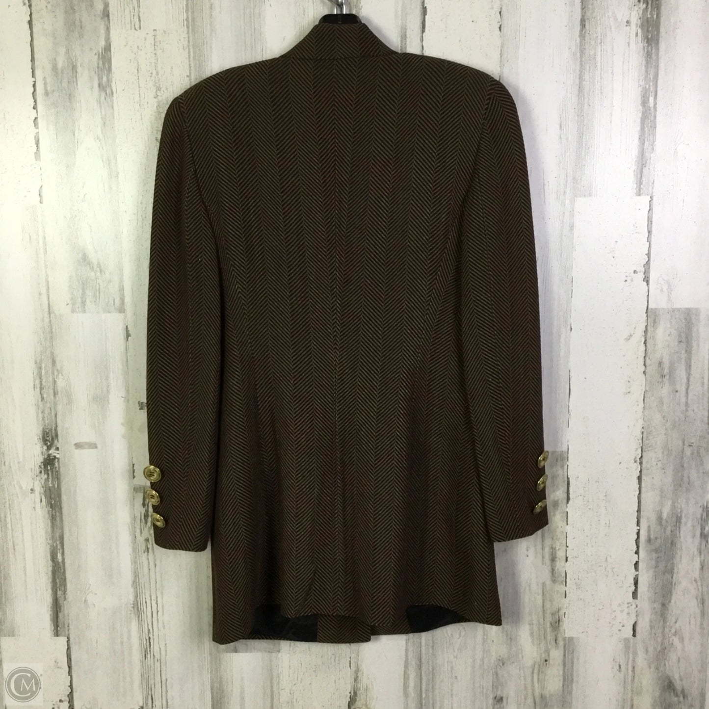 Blazer By Clothes Mentor In Bronze, Size: S