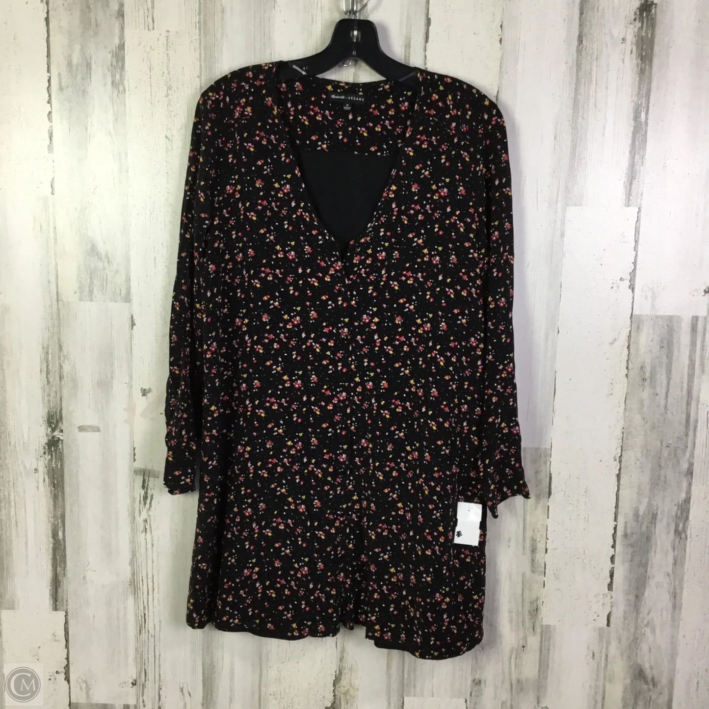 Tunic Long Sleeve By Madewell In Black, Size: M