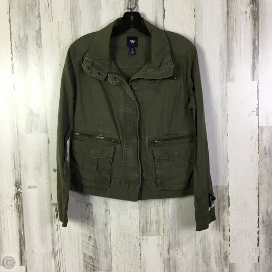 Jacket Utility By Gap In Green, Size: S