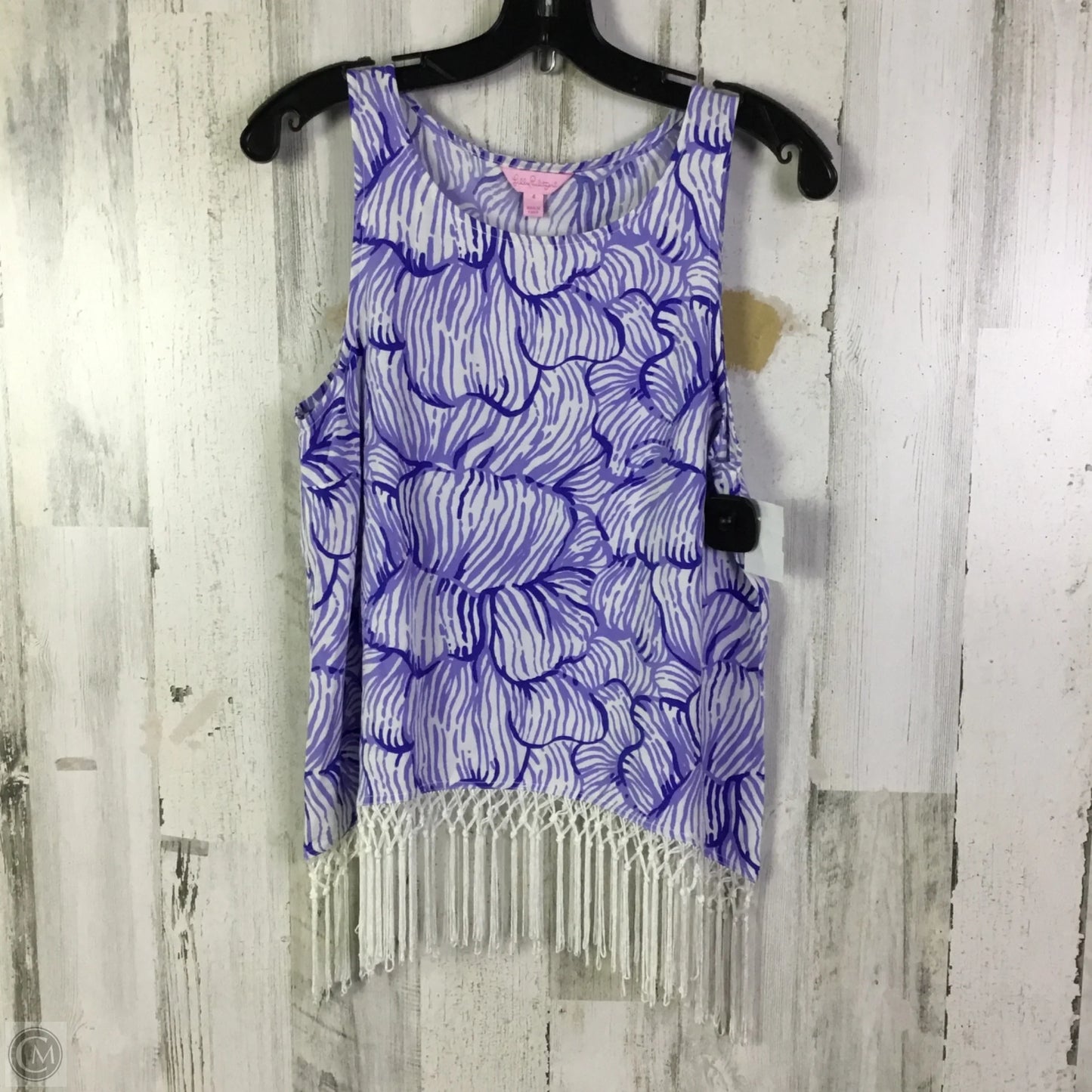 Shorts Designer By Lilly Pulitzer In Blue & White, Size: S