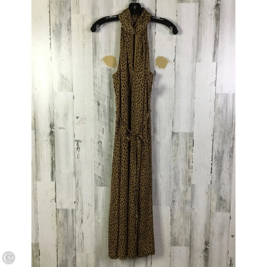 Dress Party Midi By Banana Republic In Tan, Size: S