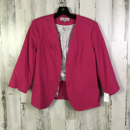 Blazer By Clothes Mentor In Pink, Size: M