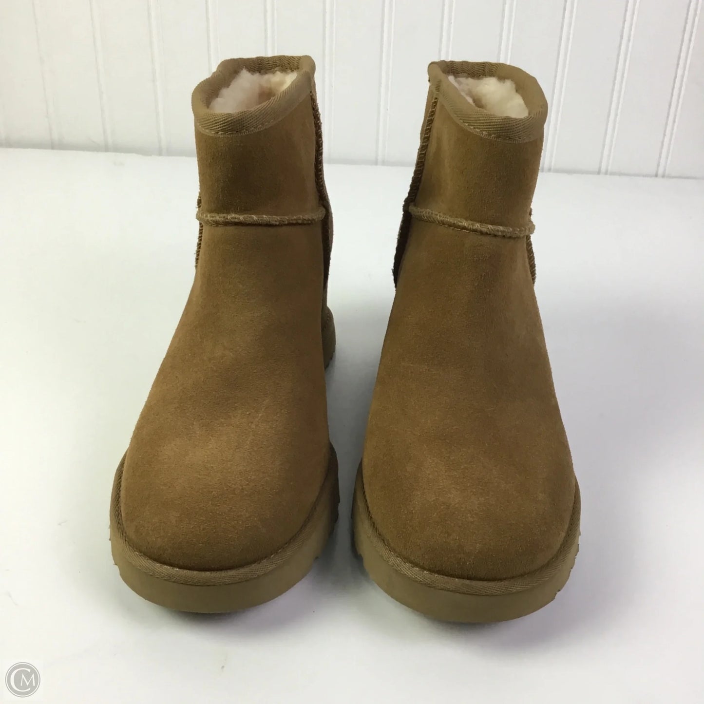 Boots Designer By Ugg In Tan, Size: 6.5