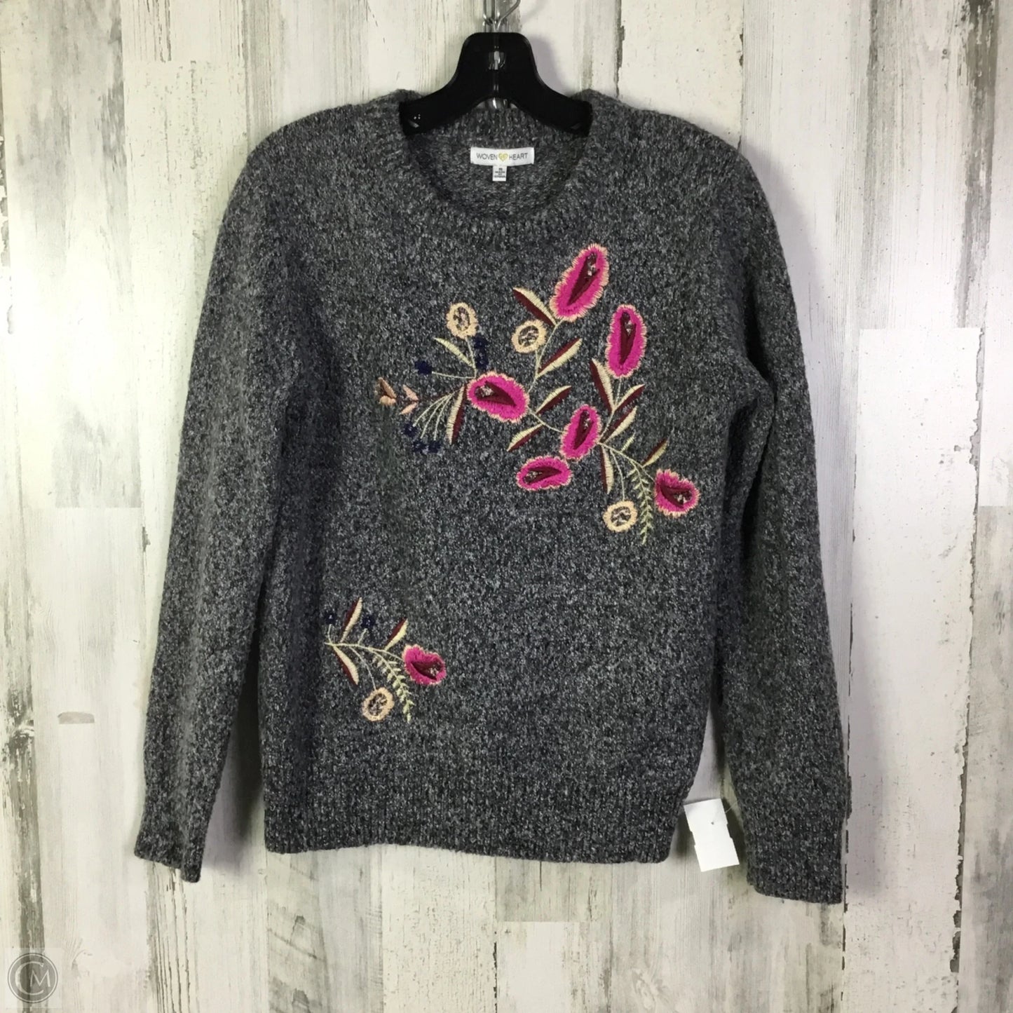 Sweater By Clothes Mentor In Grey, Size: S