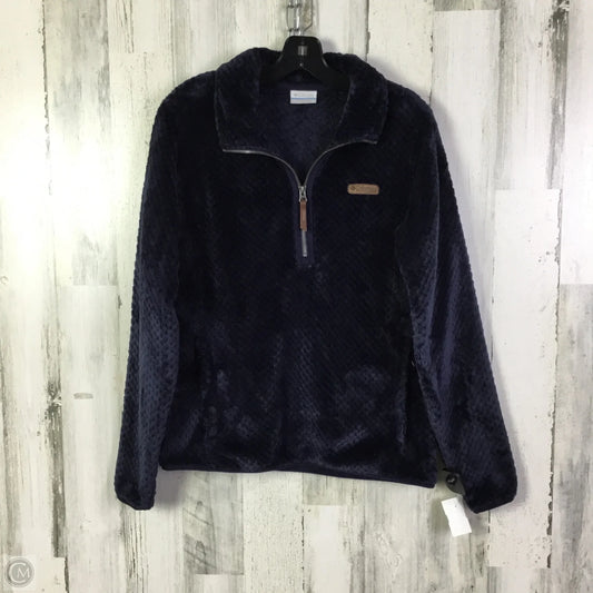 Jacket Faux Fur & Sherpa By Columbia In Blue, Size: M