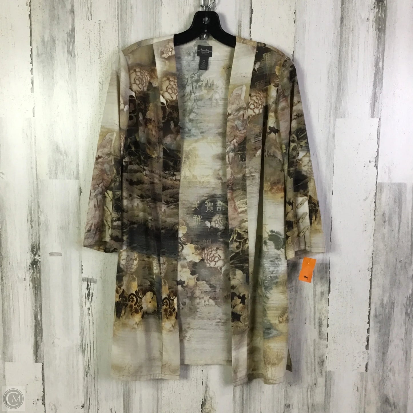 Cardigan By Chicos In Tan, Size: S