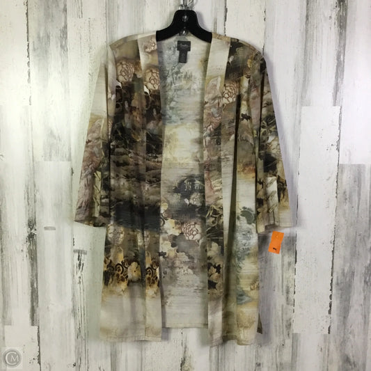 Cardigan By Chicos In Tan, Size: S