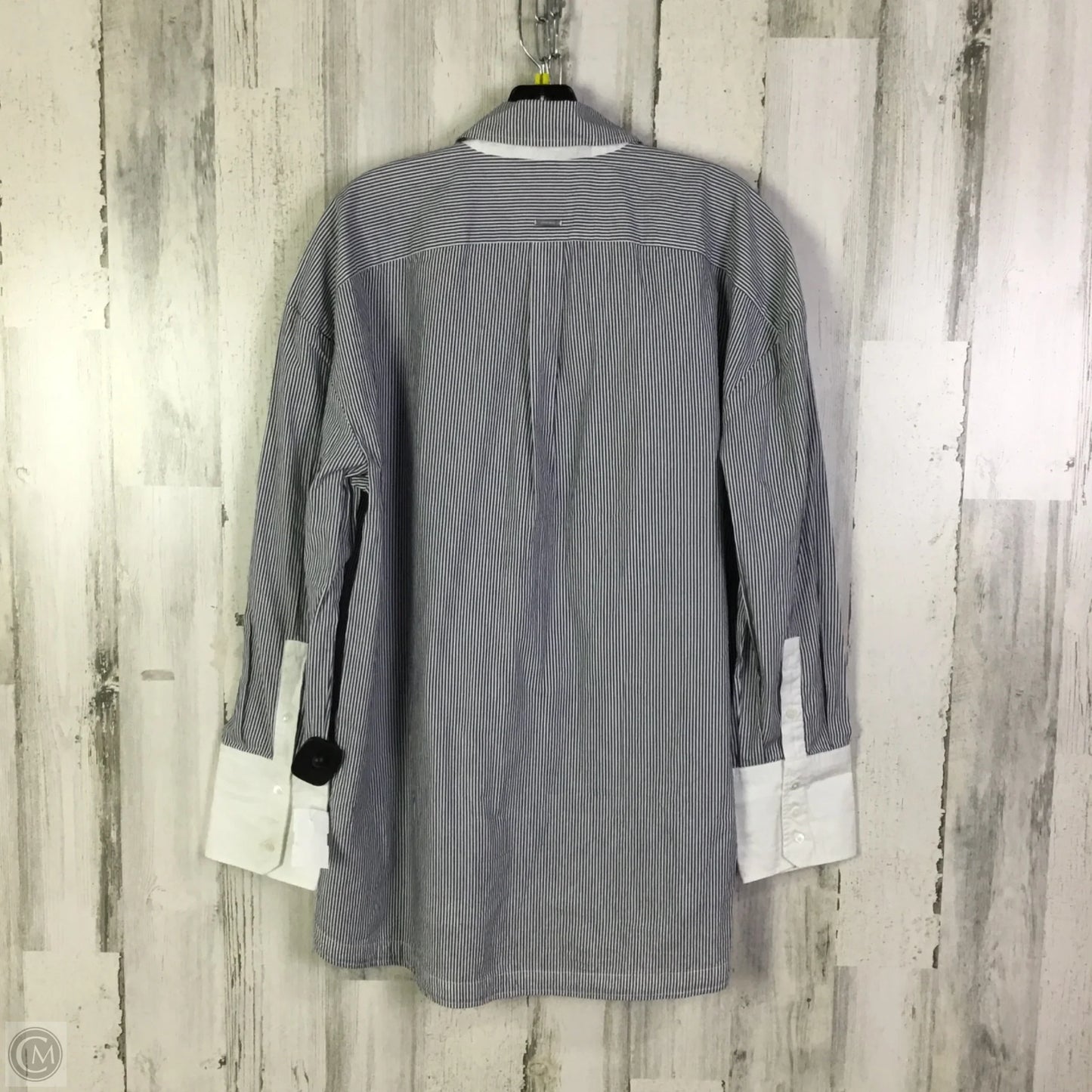 Top Long Sleeve Designer By All Saints In Blue, Size: S