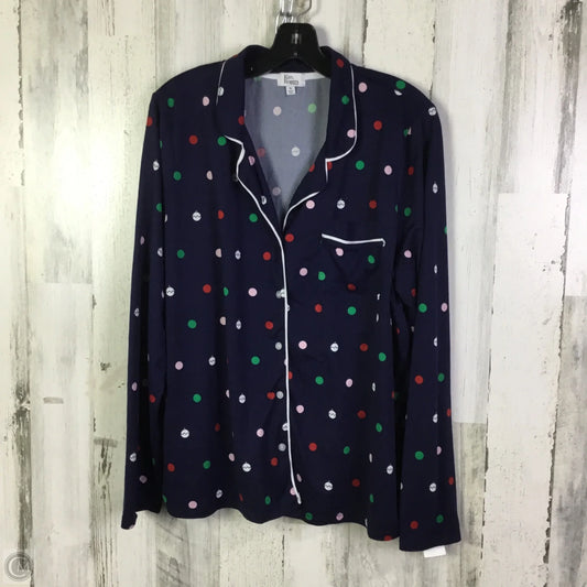Pajamas 2pc By Kim Rogers In Blue, Size: Xl