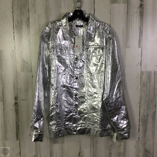 Jacket Other By Clothes Mentor In Silver, Size: Xl
