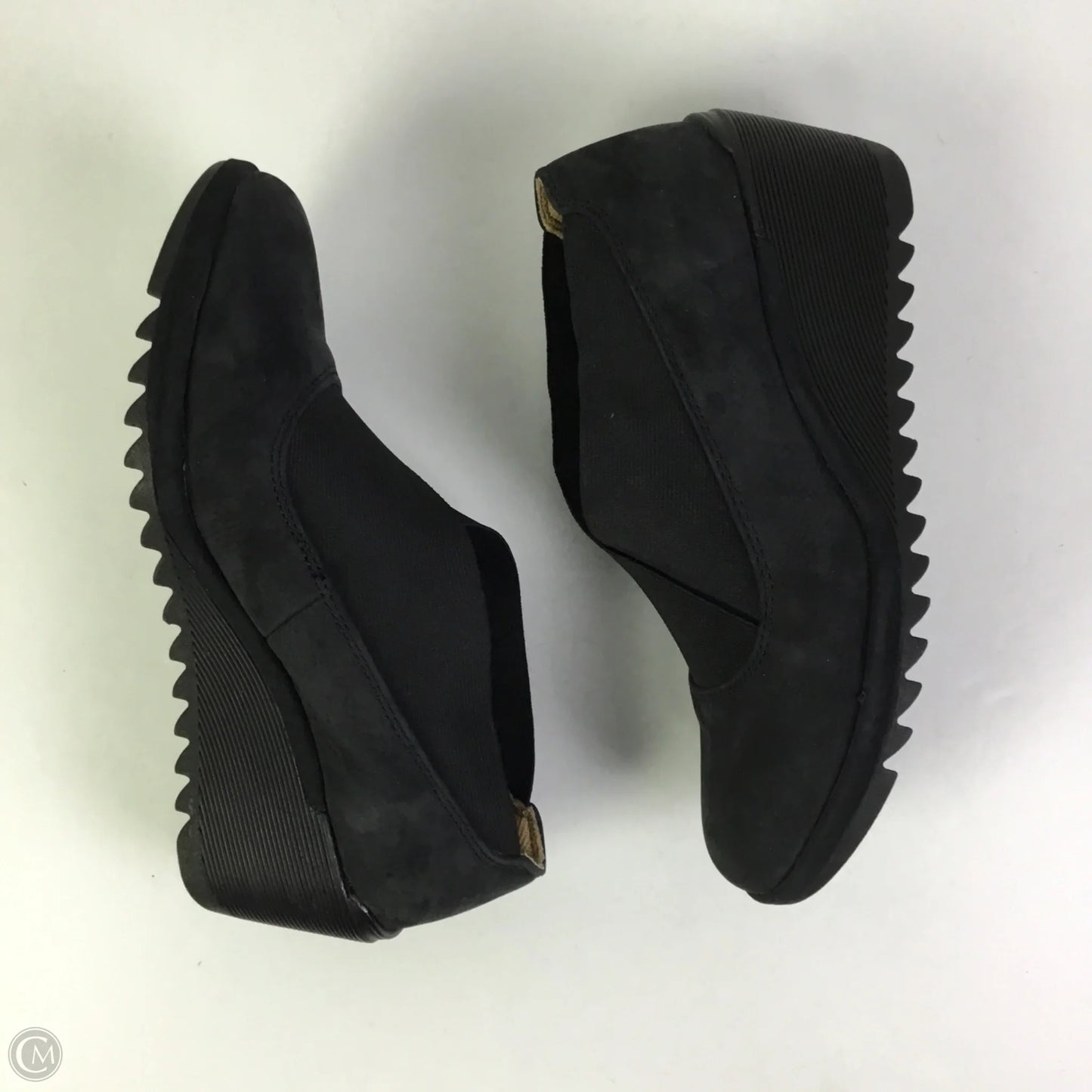 Shoes Heels Wedge By Comfortiva In Black, Size: 7.5