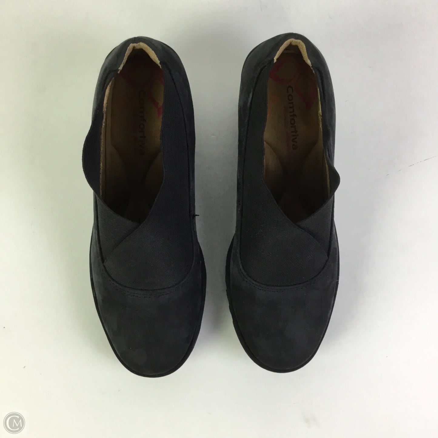 Shoes Heels Wedge By Comfortiva In Black, Size: 7.5
