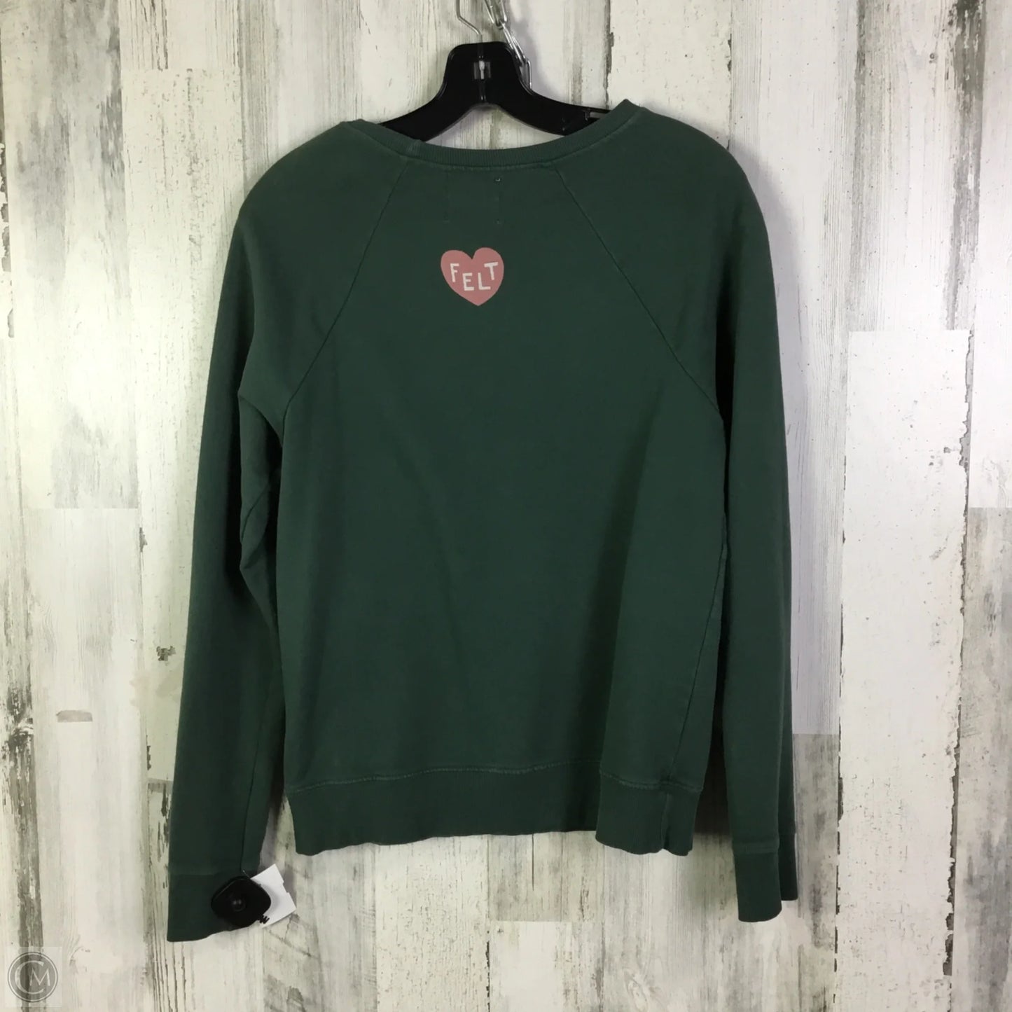 Sweatshirt Crewneck By Anthropologie In Green, Size: Xs