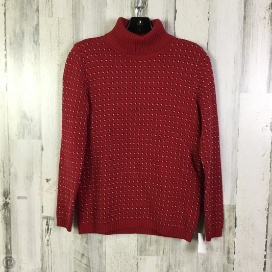 Sweater By Karen Scott In Red, Size: Sp