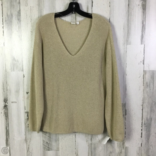 Sweater By Gap In Tan, Size: L