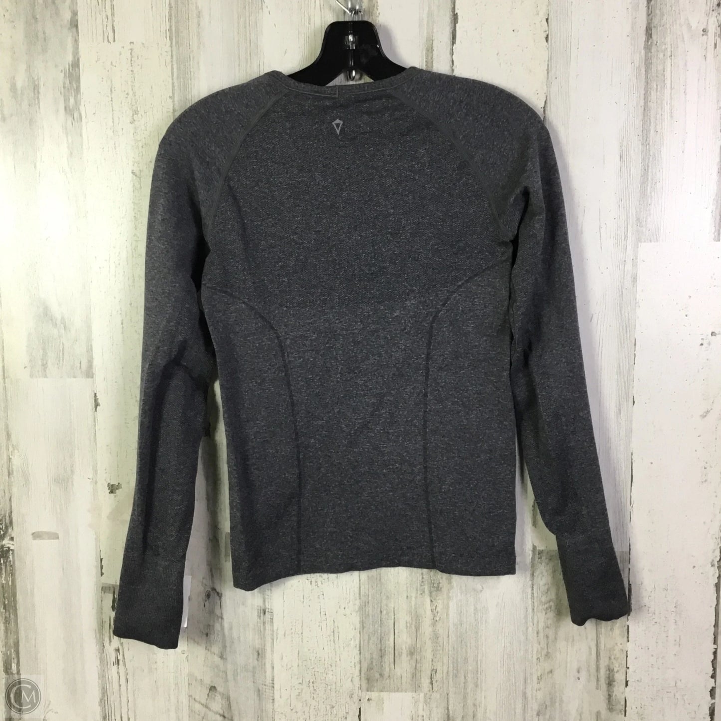 Athletic Top Long Sleeve Crewneck By Clothes Mentor In Grey, Size: L
