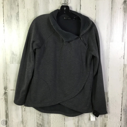 Athletic Jacket By Athleta In Grey, Size: S