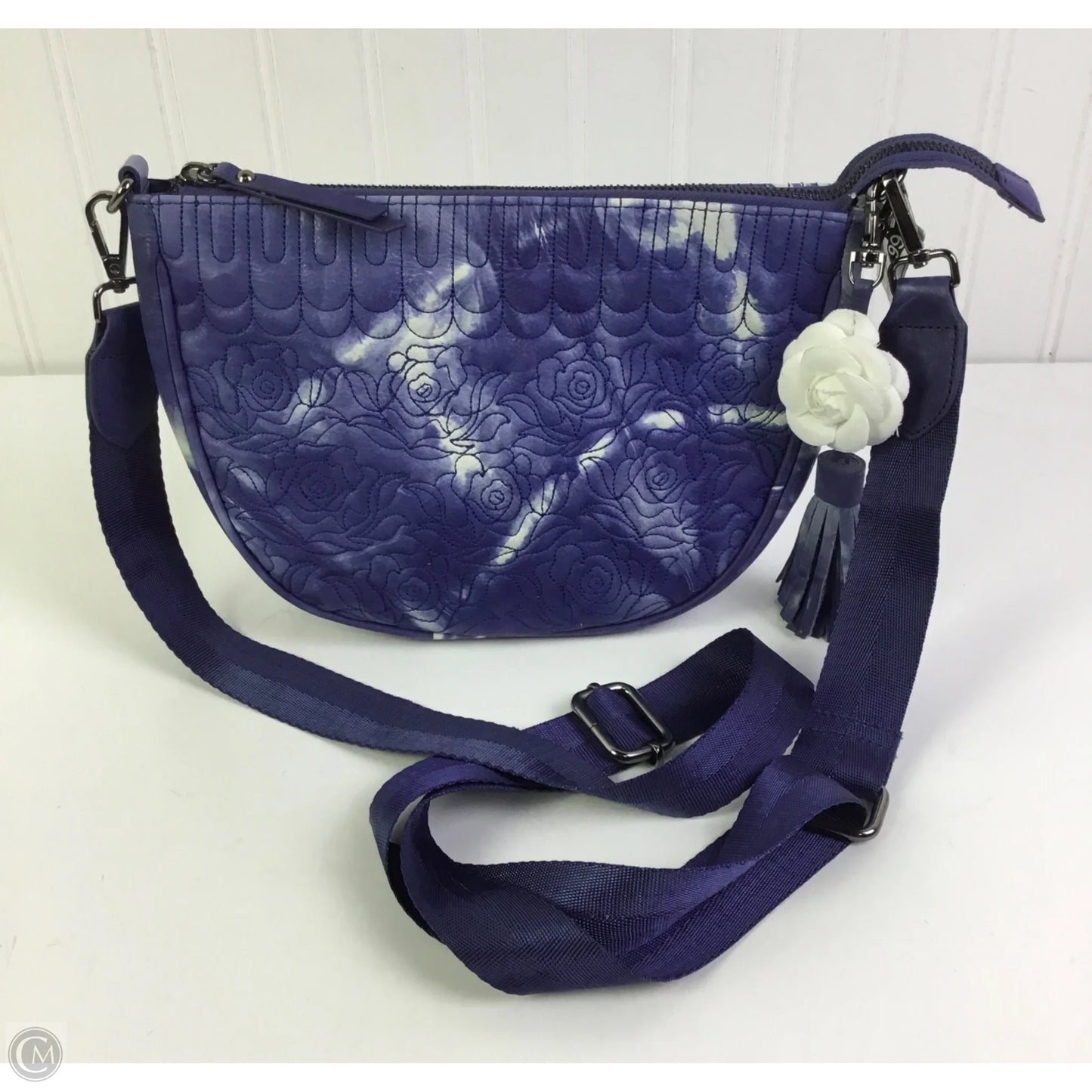 Crossbody Leather By Sharif, Size: Small