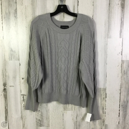Sweater By Premise In Grey, Size: Xl