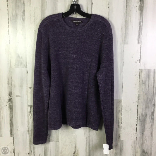 Sweater By Michael By Michael Kors In Purple, Size: Xl