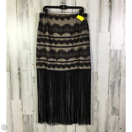 Skirt Maxi By Anthropologie In Black, Size: 16