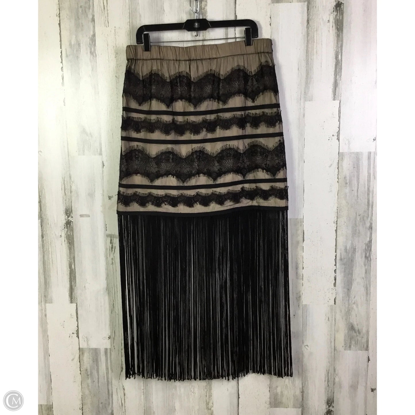 Skirt Maxi By Anthropologie In Black, Size: 16