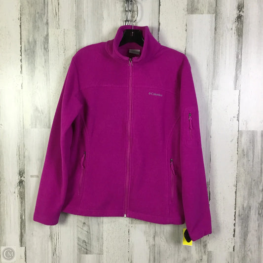 Athletic Jacket By Columbia In Purple, Size: L