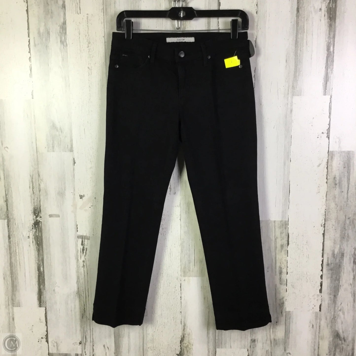 Jeans Cropped By Joes Jeans In Black Denim, Size: 4