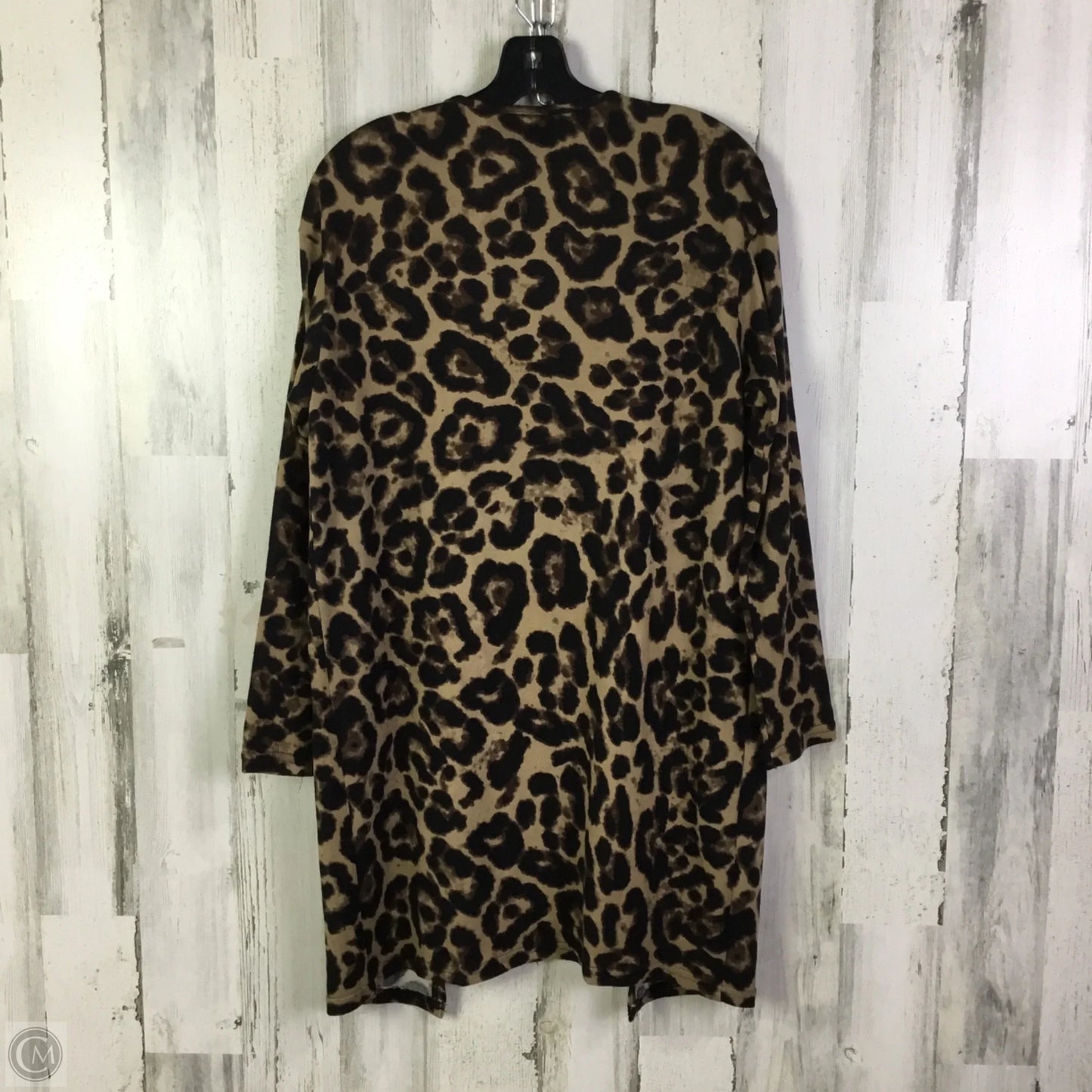 Cardigan By Clothes Mentor In Animal Print, Size: S