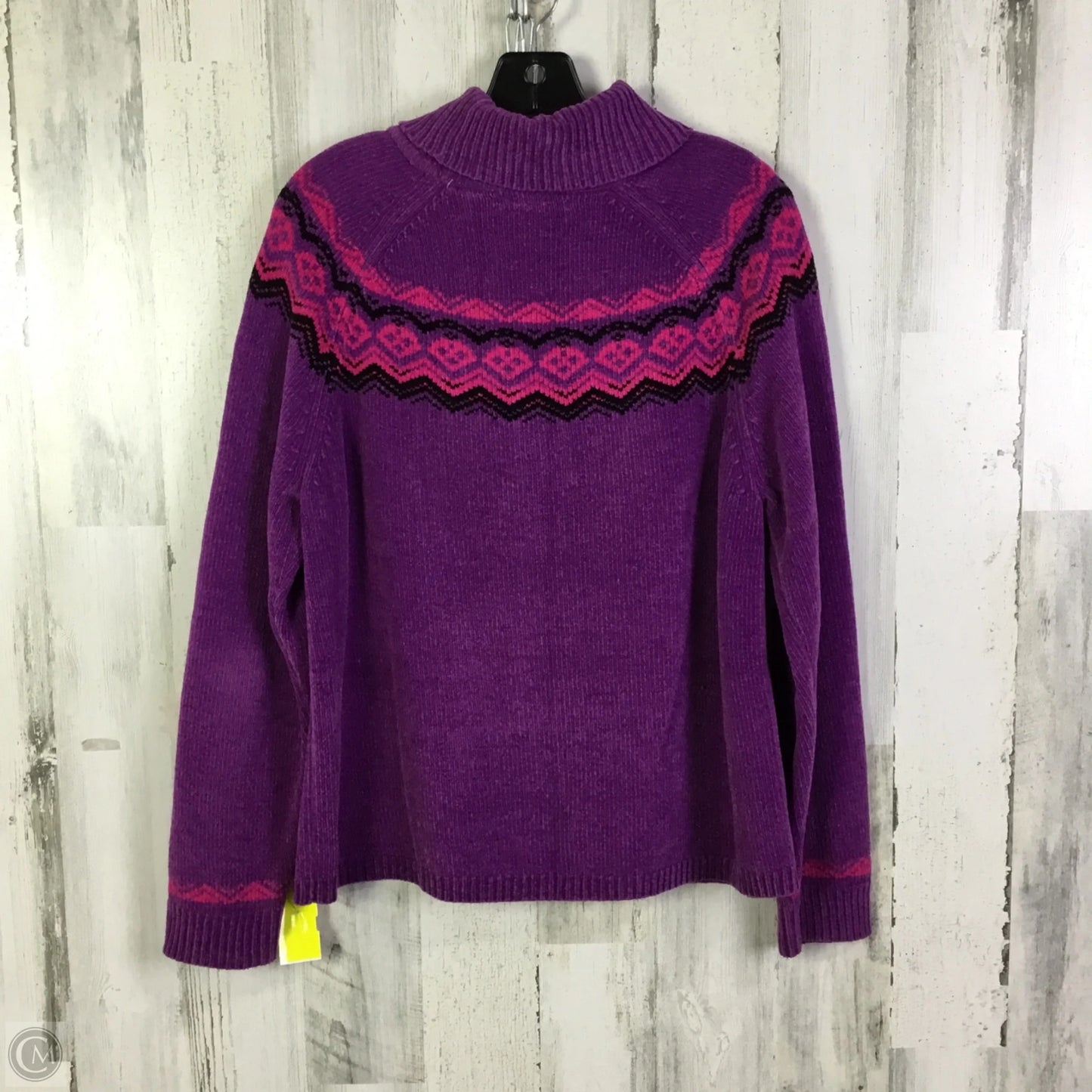Sweater By Karen Kane In Purple, Size: L