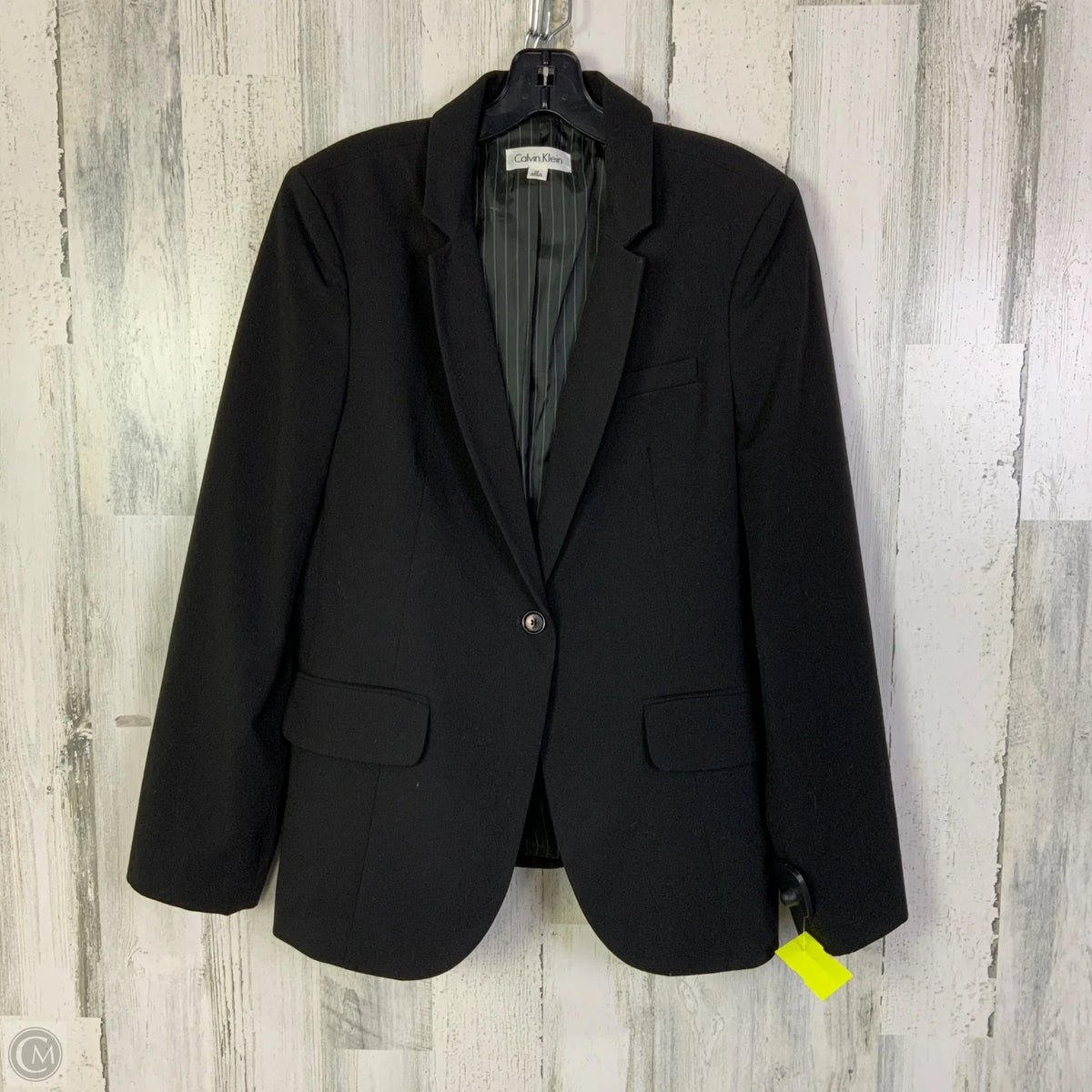 Blazer By Calvin Klein In Black, Size: L