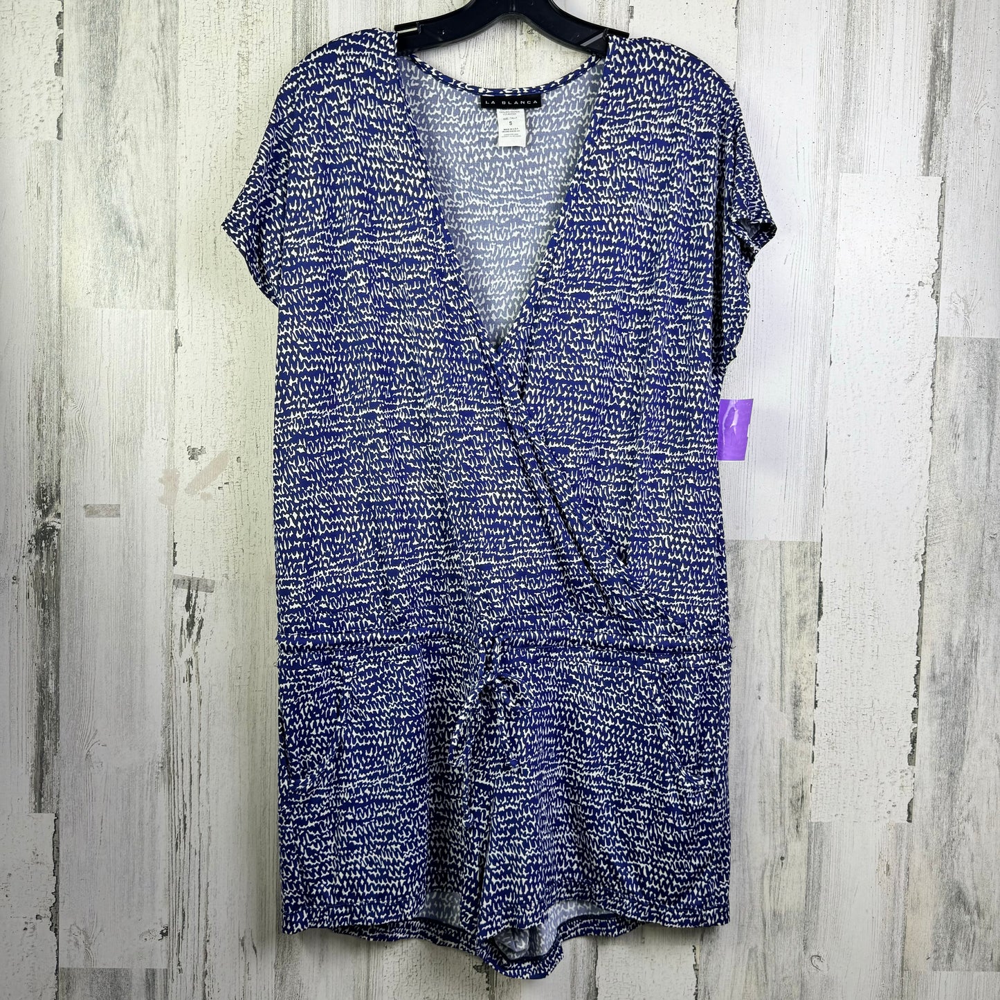 Blue & White Romper La Blanca, Size S