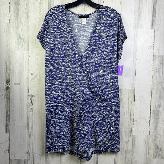 Blue & White Romper La Blanca, Size S