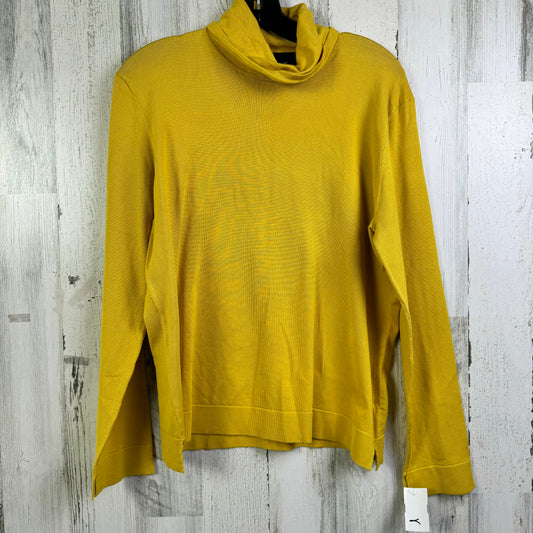 Top Long Sleeve By Jones New York In Yellow, Size: L