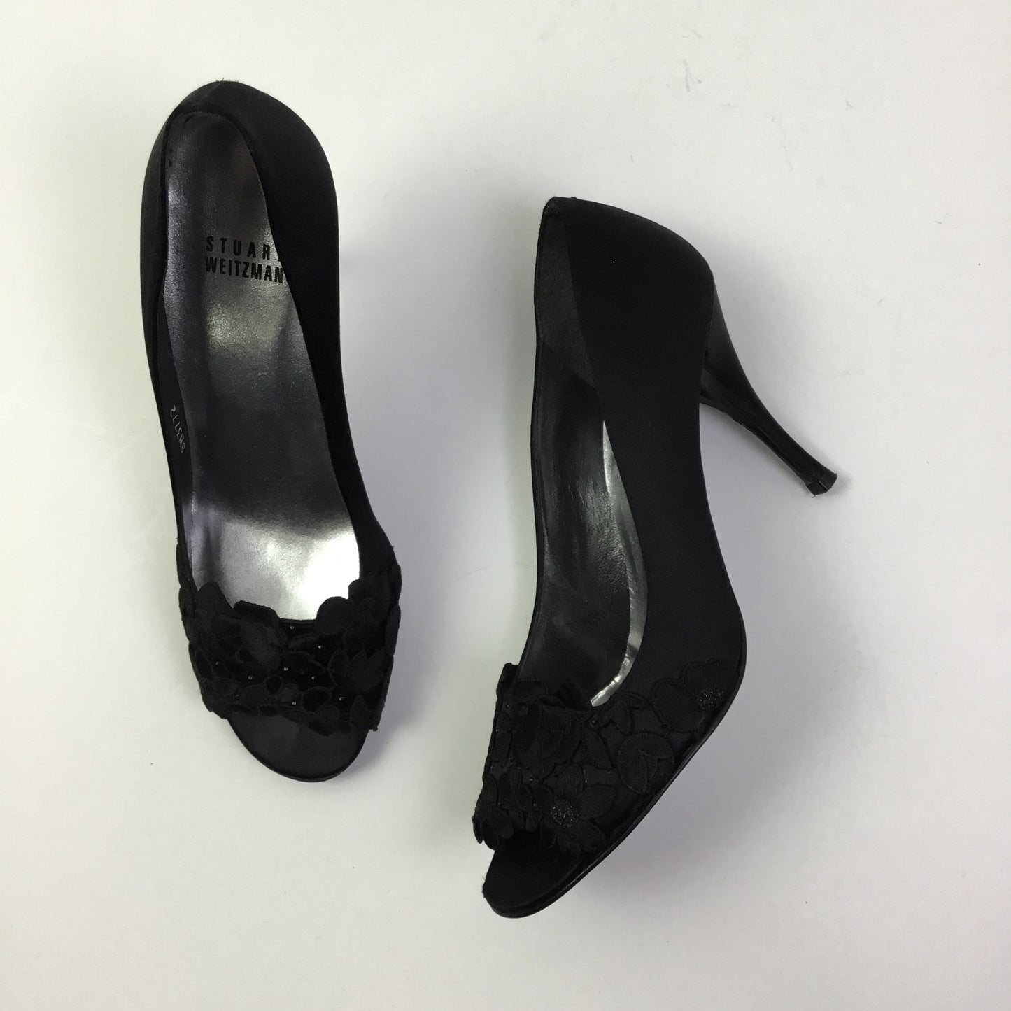 Shoes Heels Stiletto By Stuart Weitzman In Black, Size: 8