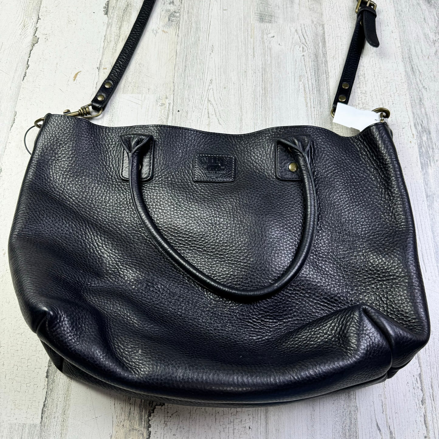 Handbag Leather By Clothes Mentor, Size: Large