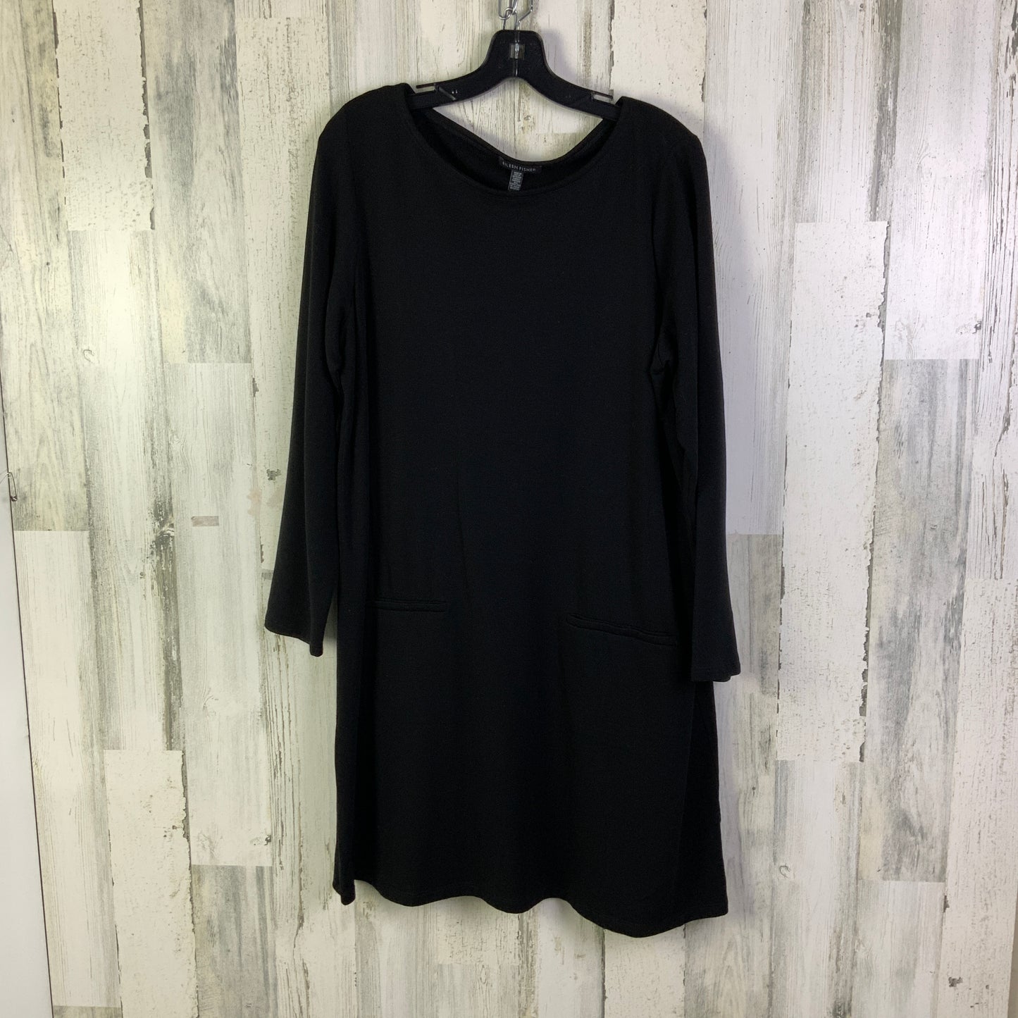 Dress Casual Short By Eileen Fisher In Black, Size: Xl